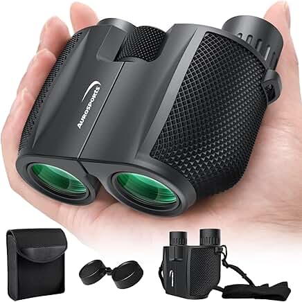 Compact binoculars for stadium upper deck viewing
