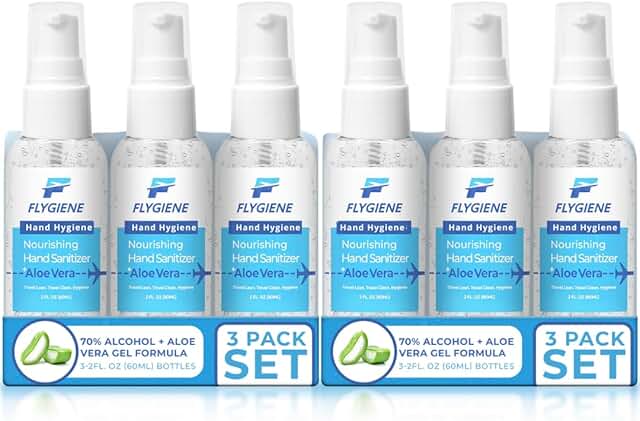 Travel size hand sanitizer for stadium hygiene