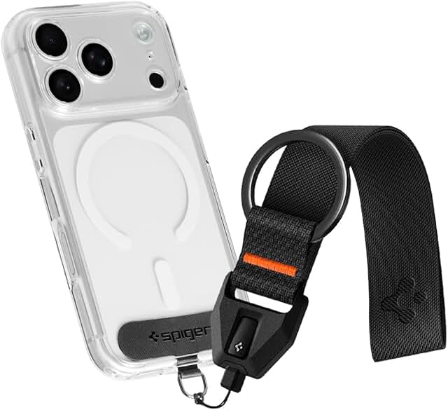 Phone holder lanyard for hands-free stadium use